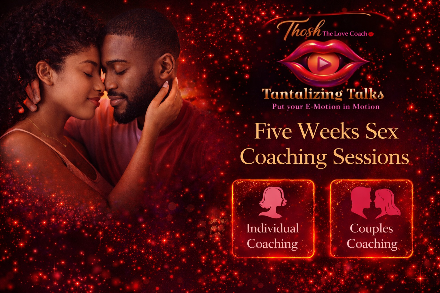 Sex Coaching Sessions: Five (5) Weeks